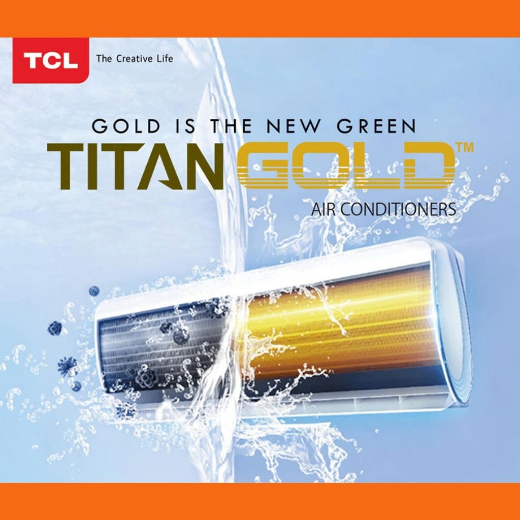 1.5HP TCL TITAN GOLD SPLIT TYPE INVERTER TAC 12CSA KEI Shopee