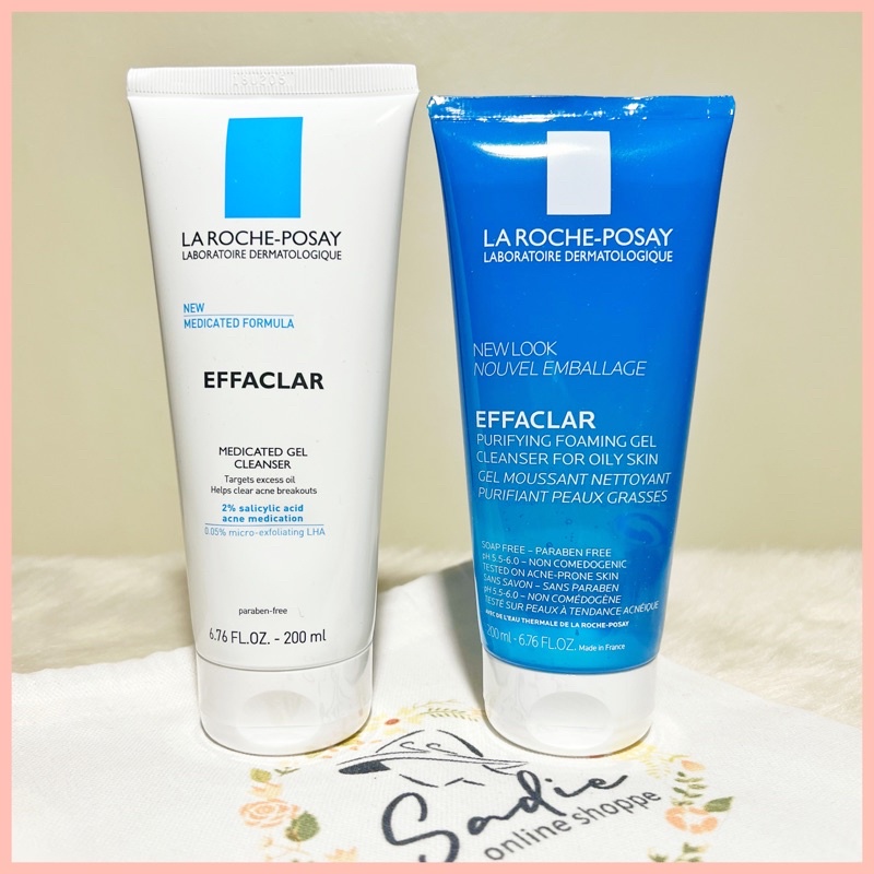 La RochePosay Effaclar Face Wash Foaming and Medicated Gel Shopee