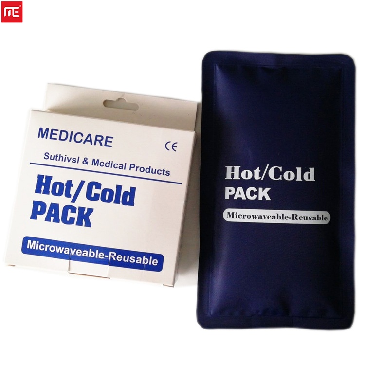 Hot And Cold Compress Bag Reusable Gel Pack For Cramps, Injuries