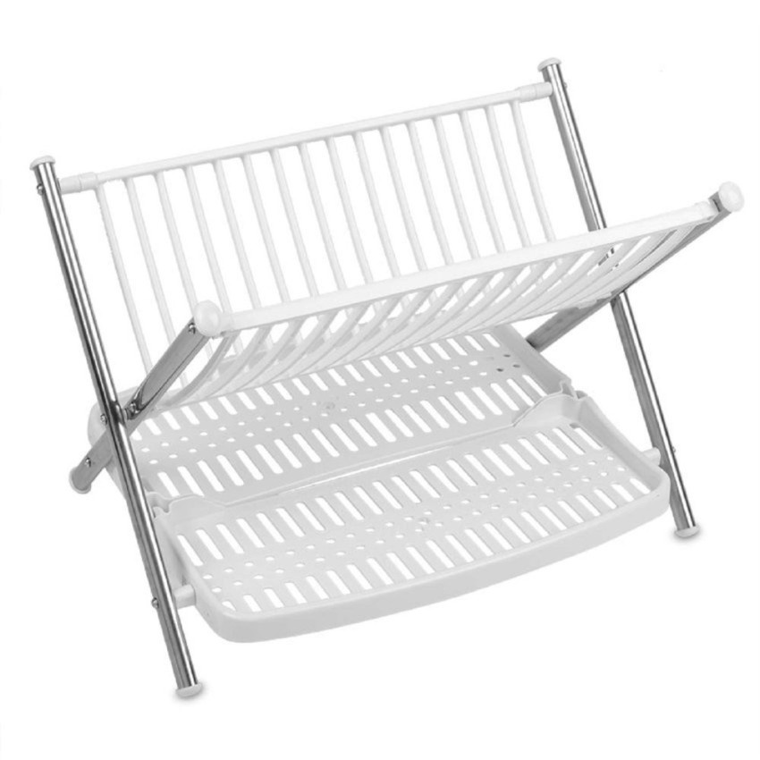 Keimav 2 Tier Multifunctional Folding Kitchen Dish Rack EqW Shopee