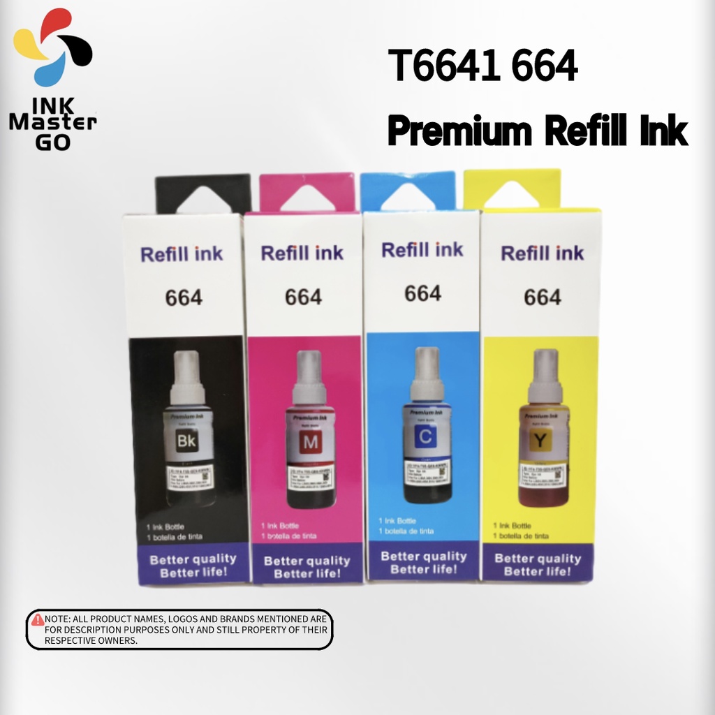 Epson T664 664 INK SET Compatible Ink for Epson L110 L120 L360 L210