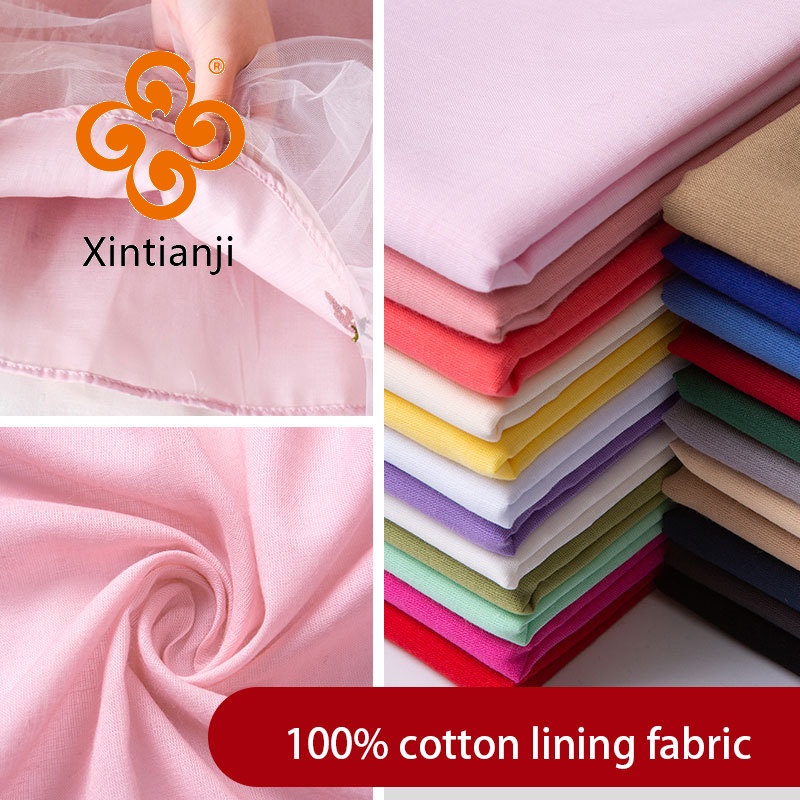 Pure cotton lining 100 cotton lining fabric diy fabric thin and cheap
