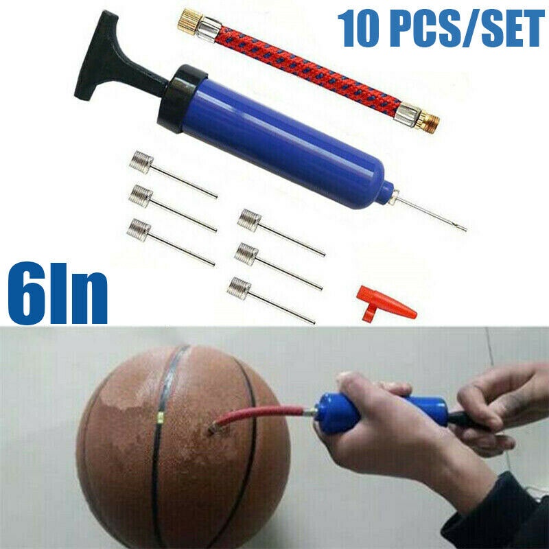 DH Sports Ball Inflator Hand Air Pump Basketball Football Volleyball