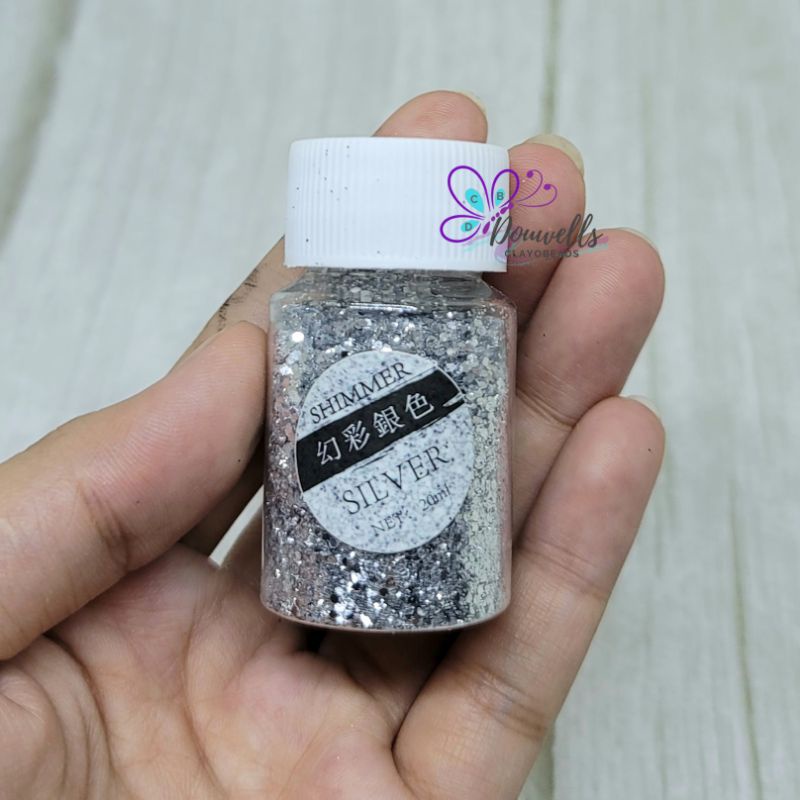 20ml SHIMMER CHUNKY GLITTERS Hexagon Sequins Diy Nail Art Epoxy Resin