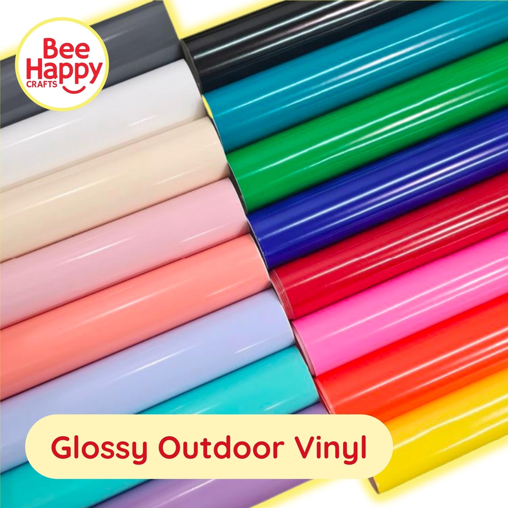 Glossy Vinyl/Decals 12″ x 39″ or 30cm x 1 Meter (Outdoor Vinyl
