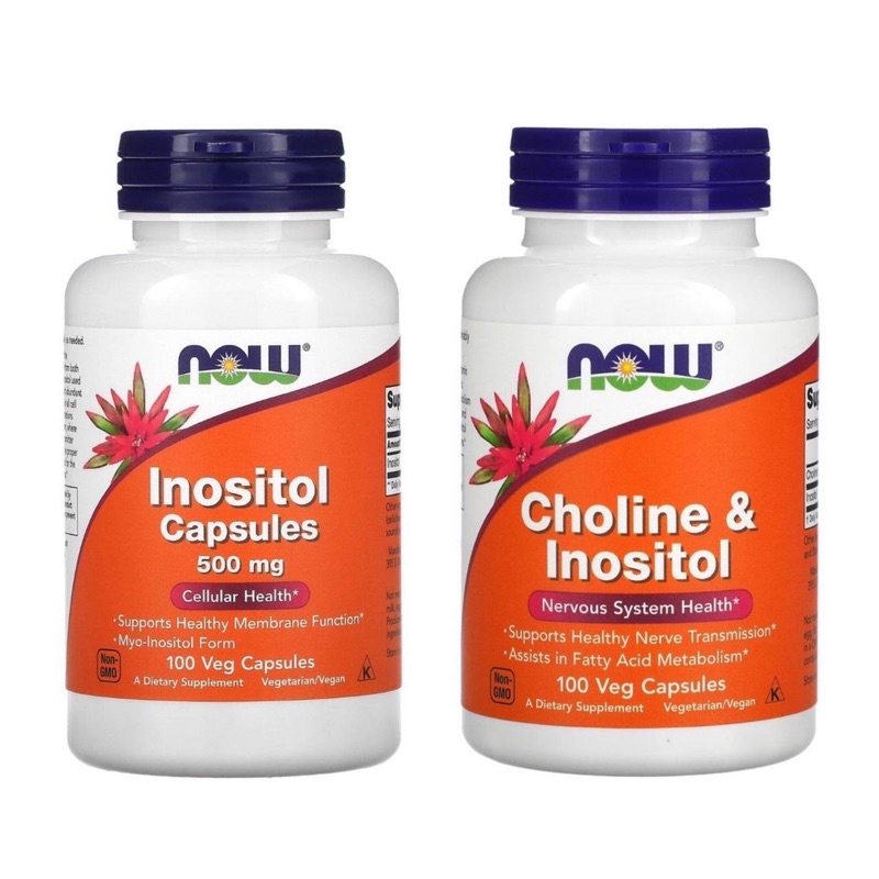 Now Choline & Inositol 500 mg 100 Veg caps Shopee Philippines