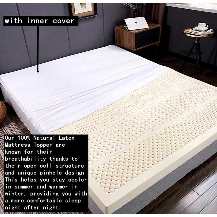 Buy 2 enjoy RM20 off 100 Thailand Natural Latex Mattresses 1.5 Meters