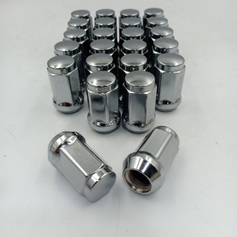 Sahara Tough Nuts by Mr. Offset Chrome Wheel Lug Nuts 12x1.5 & 12x1.25