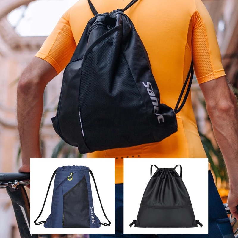 Spot Outdoor Women Men Nylon Black Ultralight Backpack Football