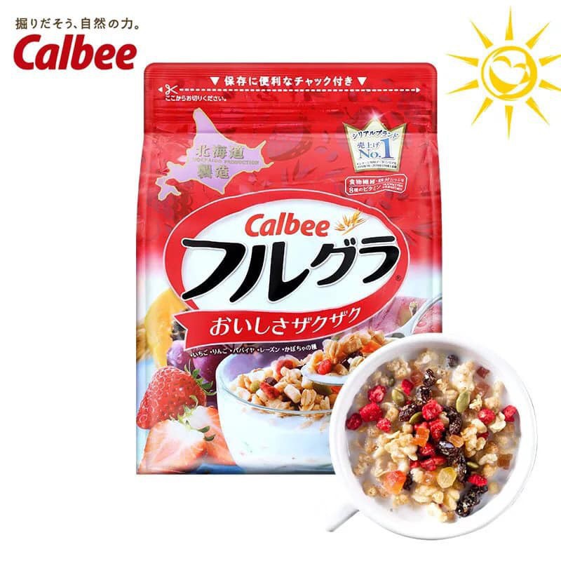 Japanese Calbee Cereals Fruit, Breakfast Fruit Weight Loss Diet (800G