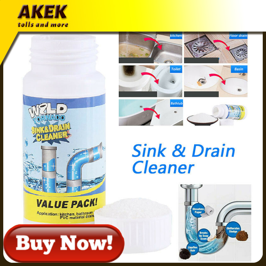 Original Wild Tornado/World Quick Pass Powerful Sink and Drain Cleaner