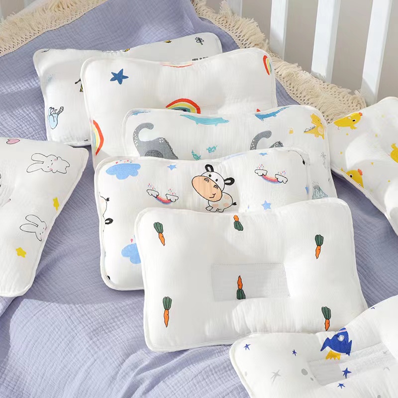 newborn pillow baby kids cotton Anti Flat Pillow]Baby Pillow Flat Head