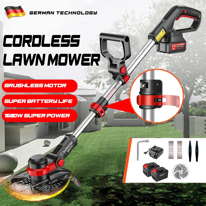 8 Inch Cordless Lawn Mower Electric Grass Cutter Portable Grass Cutter