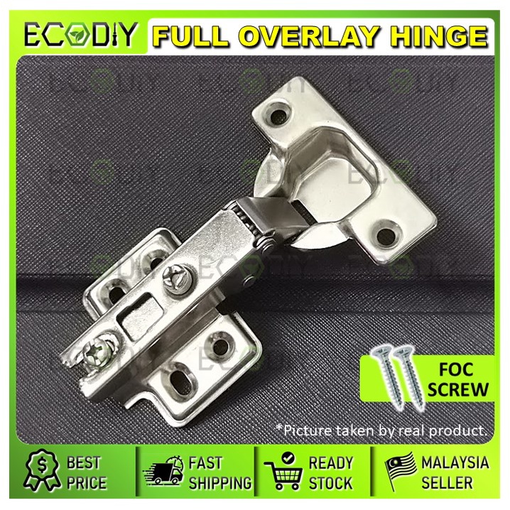 ECODIY 5/8" Full Overlay Hinge Kitchen Furniture Conceal Door