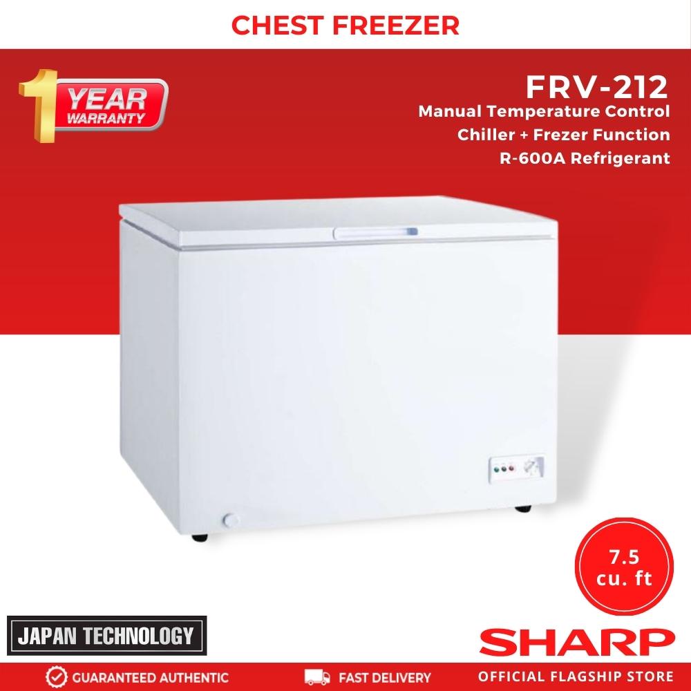 Sharp FRV212 7.5 cu ft Chest Freezer (NCR Delivery) Shopee Philippines