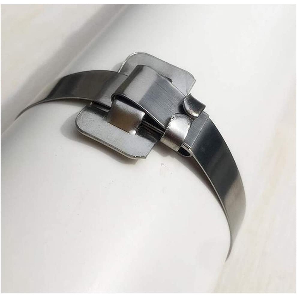 100pcs Allan Fiber optic stainless steel strapping banding buckles