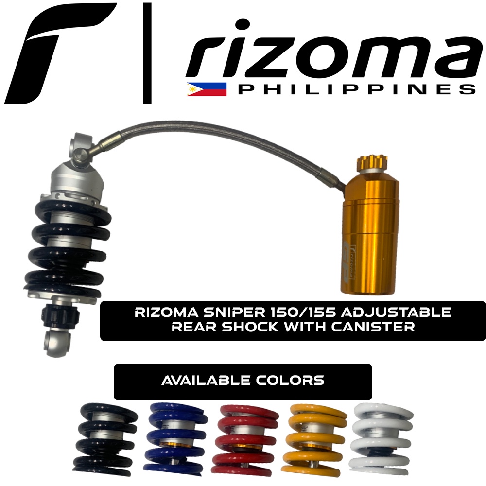 Rizoma Yamaha Sniper 150 Sniper 155 208mm Rear Shock Absorber With Tank
