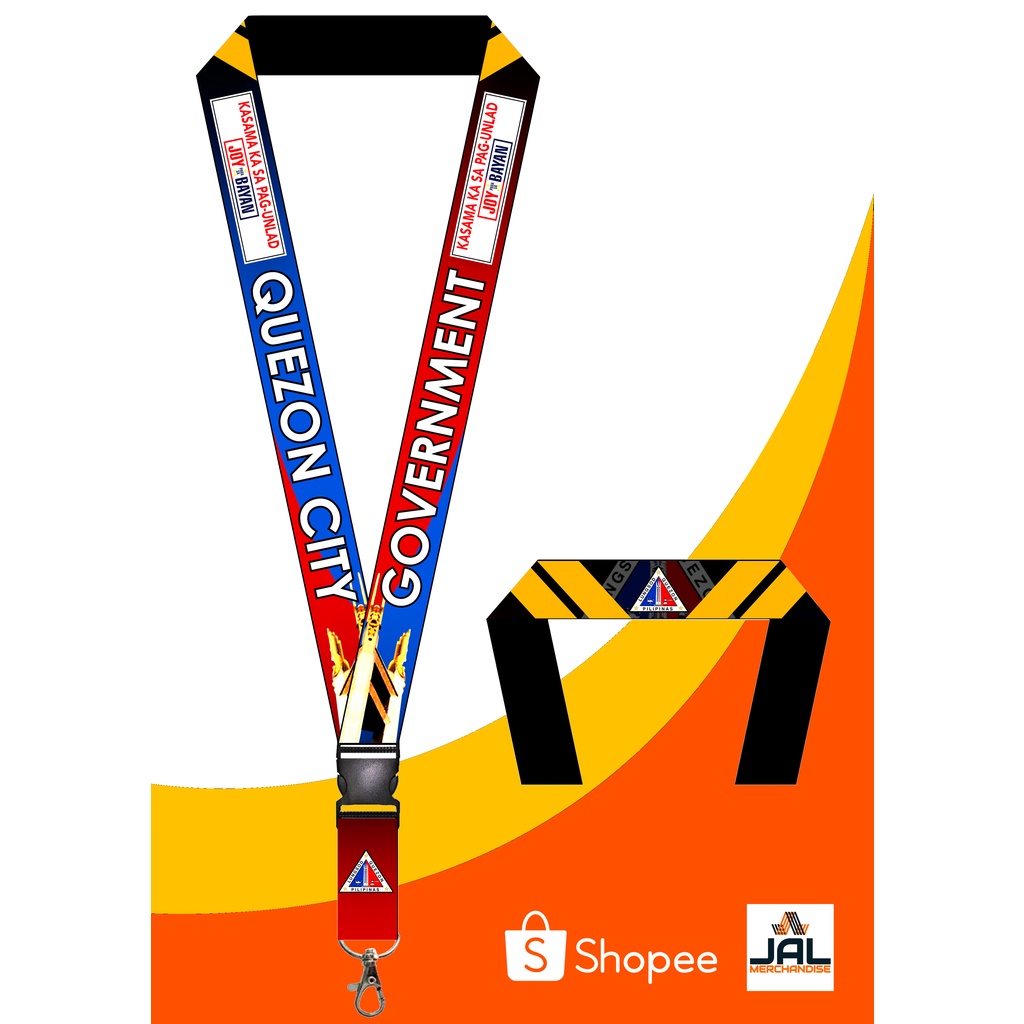 Quezon City Hall ID Lace ID Lanyard design Shopee Philippines
