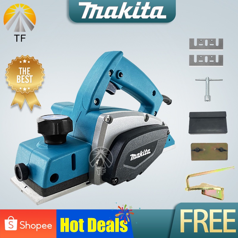 Makita with Adjustable Planing Depth Power plainer Hand Planer Electric
