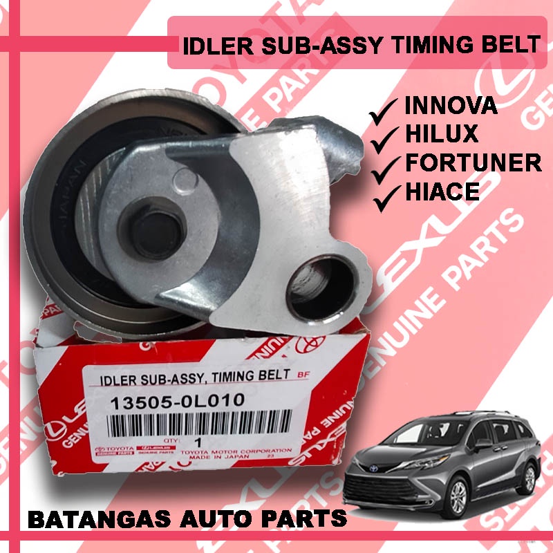 GENUINE TOYOTA IDLER SUB ASSY (TENSIONER BEARING) FORTUNER / HIACE