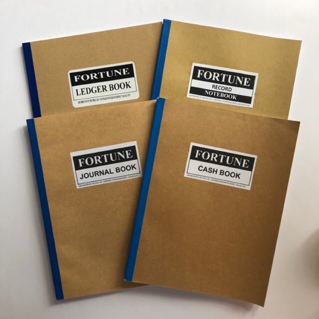 Accounting Notebooks (Record Book, Ledger Notebook, Journal Book, Cash