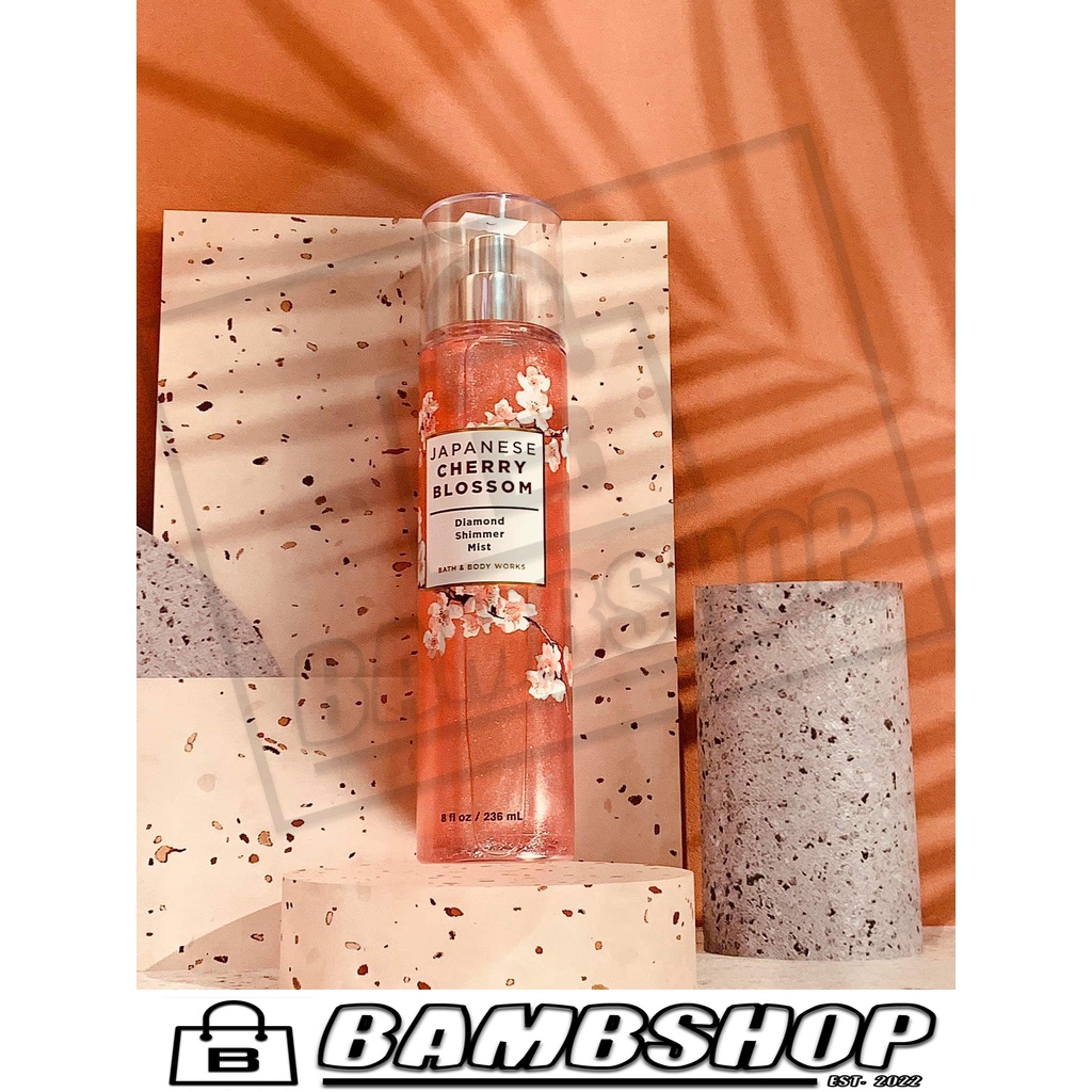 Original Bath and Body Works Japanese Cherry Blossom Diamond Shimmer