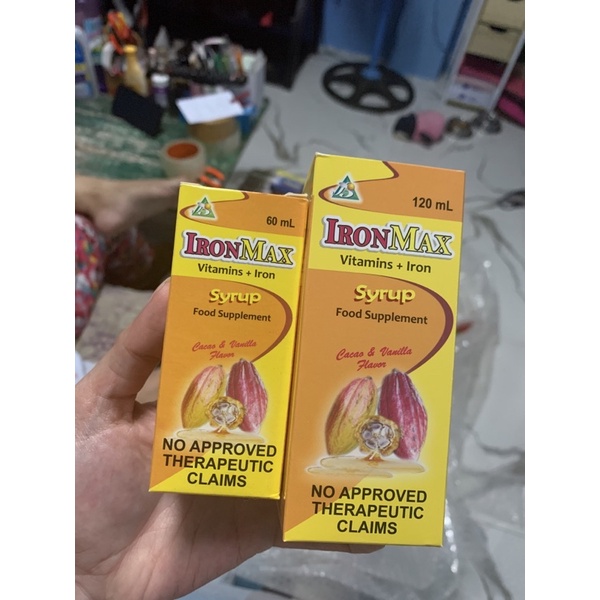 PAMPAGANA KUMAIN VITAMINS + IRON (IRONMAX) 60ml and 120ml syrup Shopee Philippines