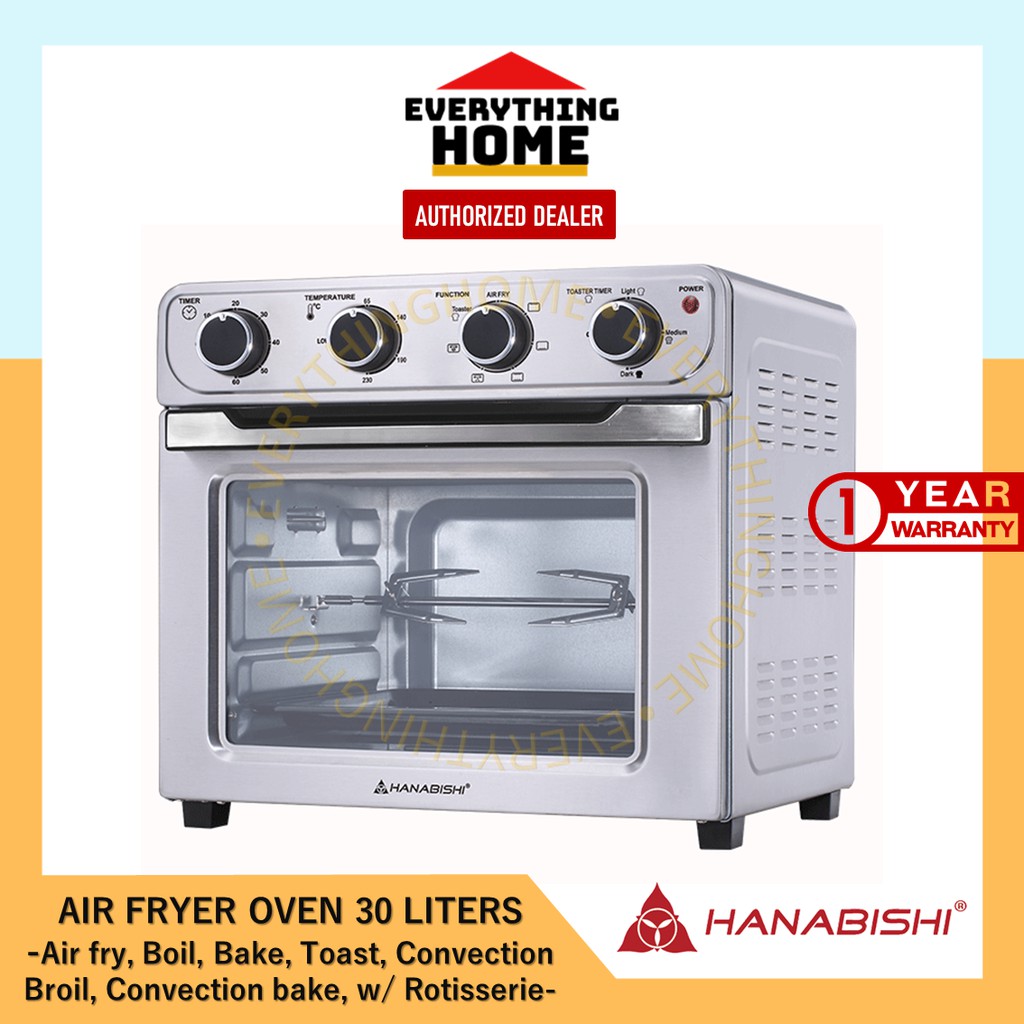 Hanabishi Air Fryer Oven 30 Liters / HAFEO30SS Shopee Philippines