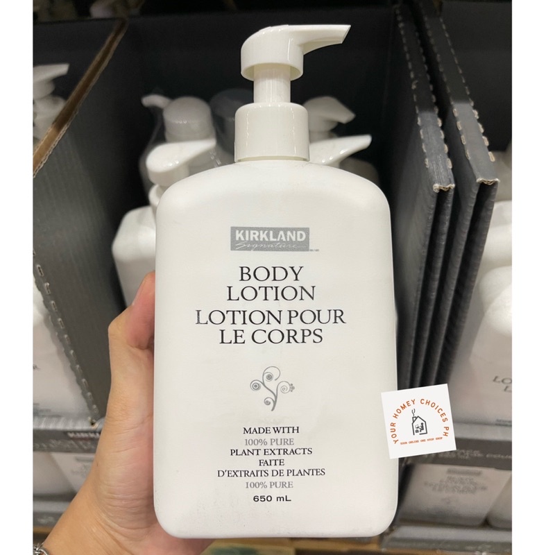 Kirkland Signature Body Lotion 650mL Shopee Philippines