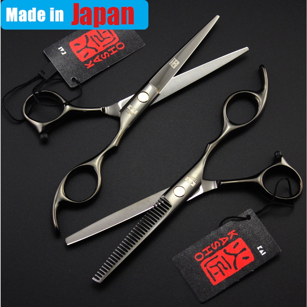Japan Kasho Scissors High Quality Flat Cutting Scissors Tooth Scissors