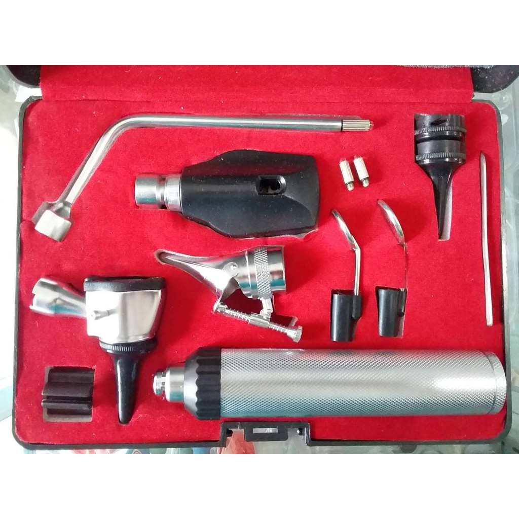 Ent Otoscope Ophthalmoscope Nasal Diagnostic Set Kit Shopee Philippines