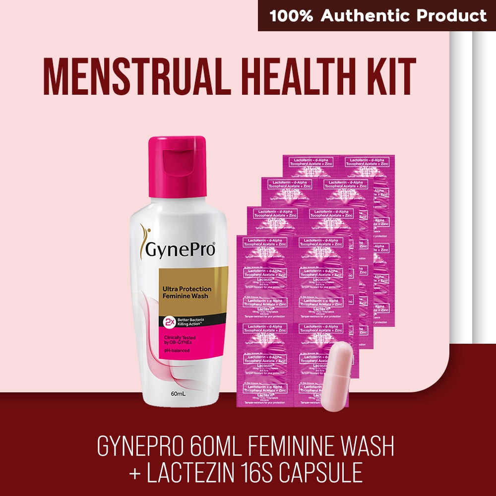 Menstrual Health Kit Gynepro Ultra Protection Feminine Wash 60ml