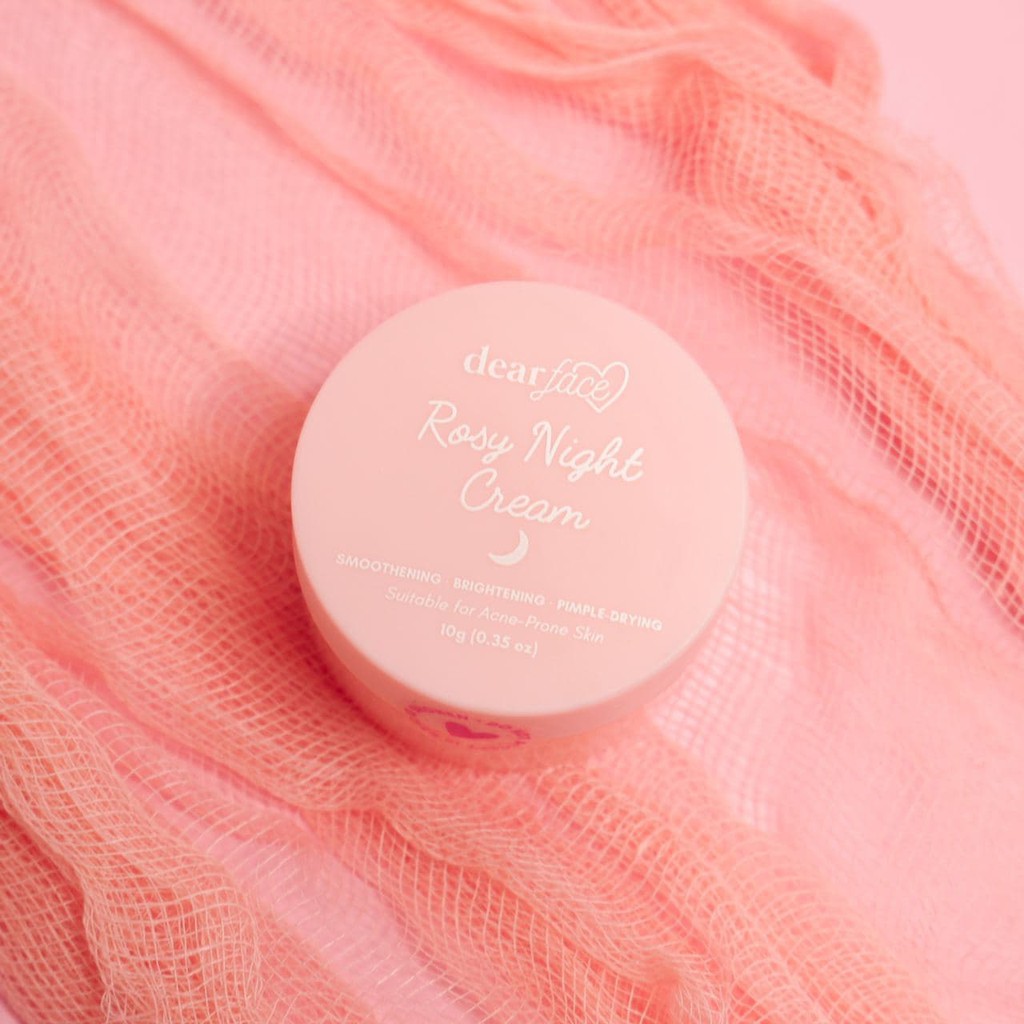 Rosy Night Cream (Dear Face) Shopee Philippines