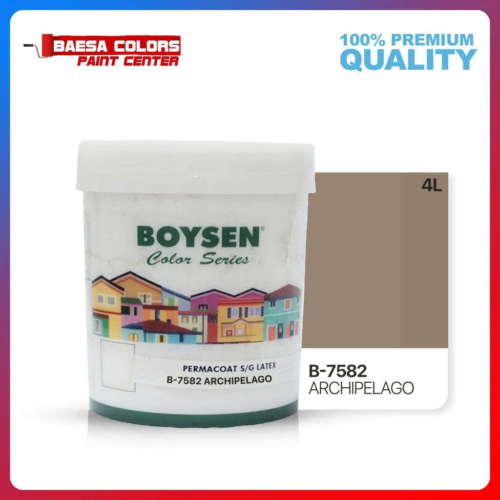 BOYSEN PERMACOAT SG LATEX ARCHIPELAGO B7582 4L Shopee Philippines