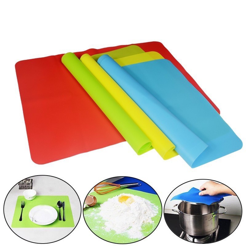 Mat BQ65 Silicone Baking Mat Heat Resistance Table Placemat Pad Non