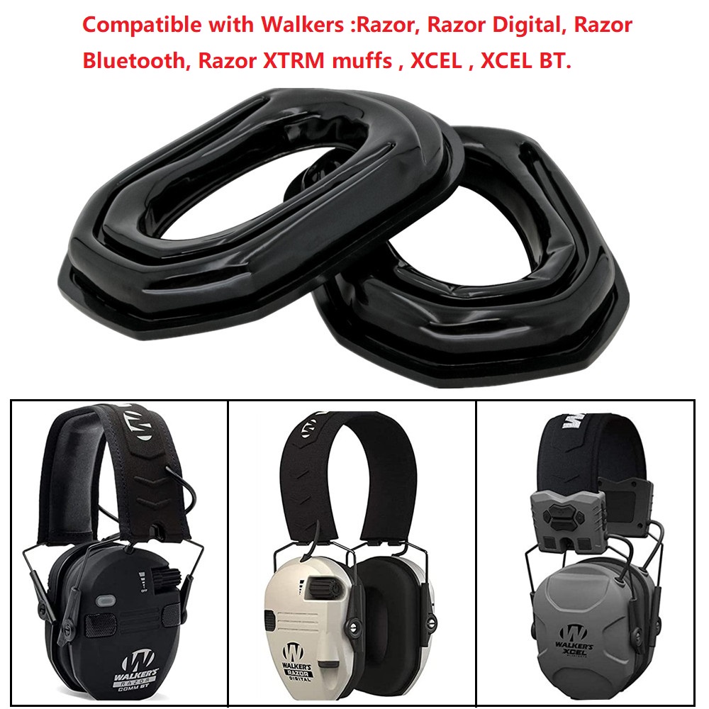 Tactical Headphone Hearing Protection Shooting Headset Gel Ear Pad