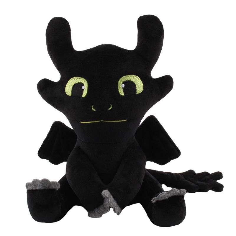 How To New Train Your Dragon 3 Plush Toy Light Fury Black Soft Toys