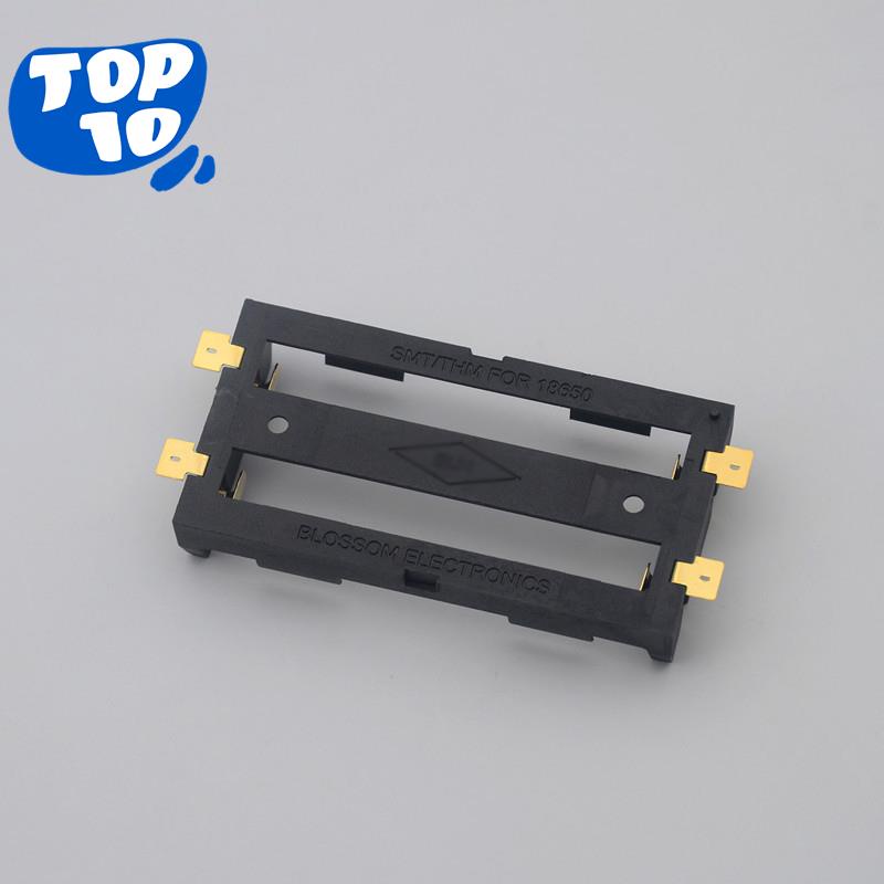 NO1☊2 Cell 18650 Battery Clip Holder Box Case SMD SMT for 18650 Battery