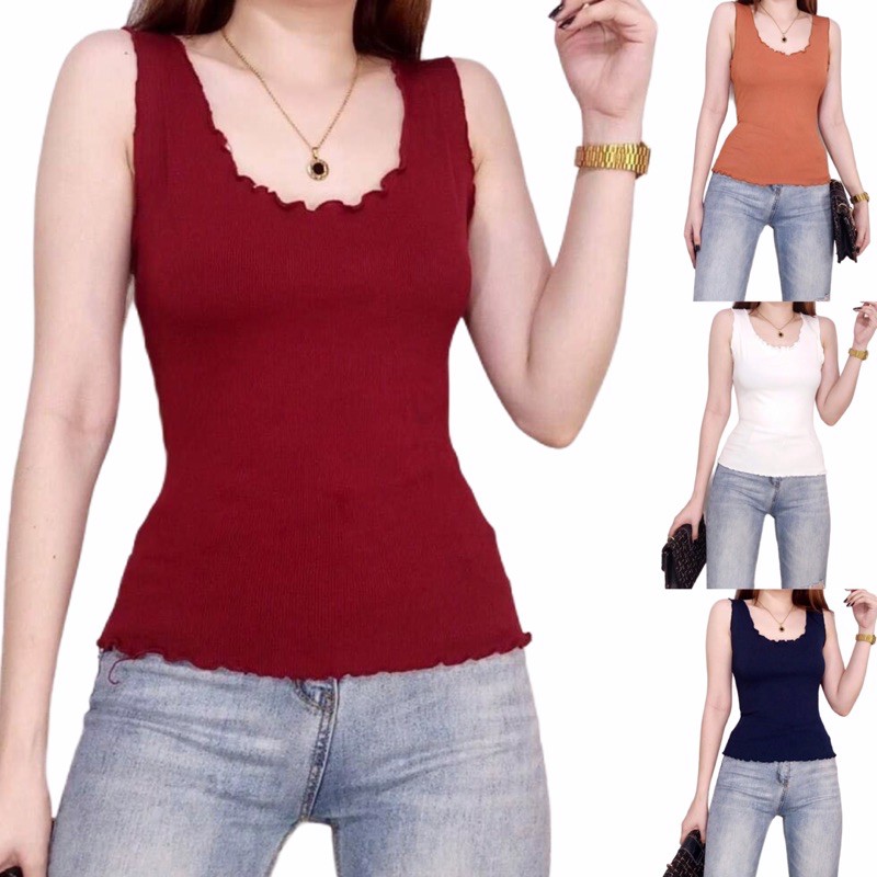 FM Fame Sando Lettuce Top Casual Everyday Attire Trending OOTD