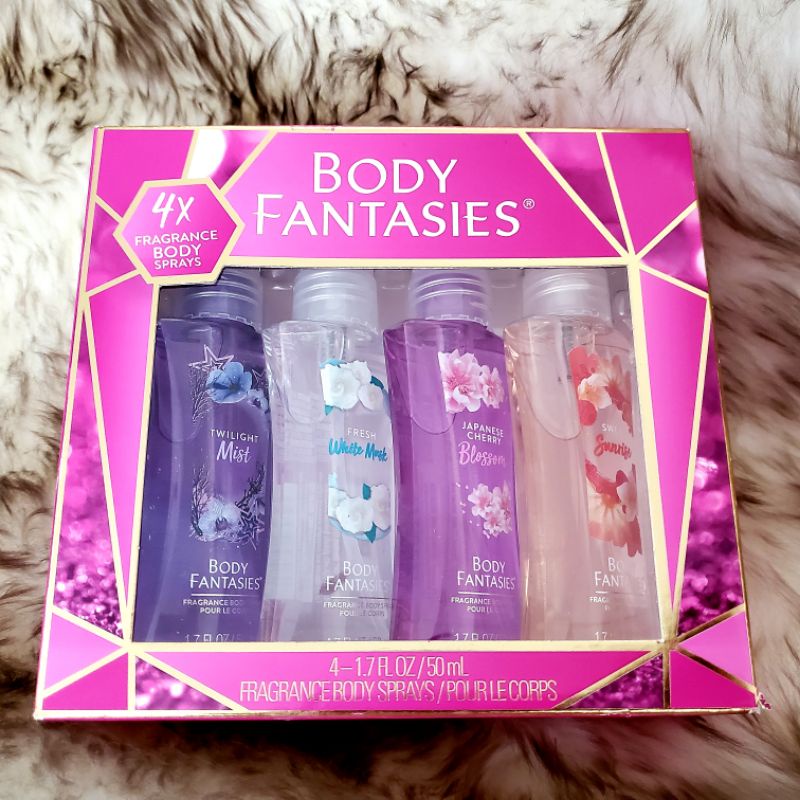 Body Fantasies Fragrance Body Spray Gift Set 50 ml Twilight Mist Fresh