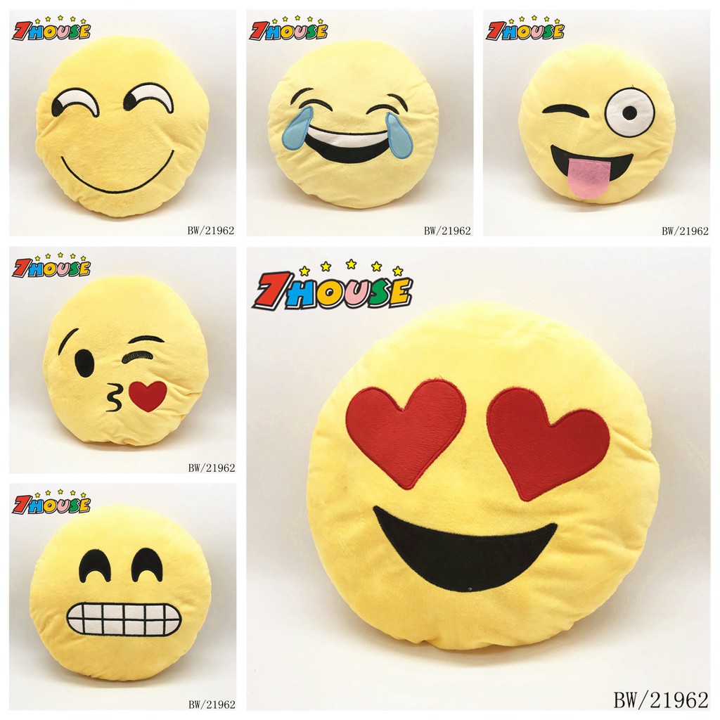COD Emotions Emoticons Round Pillow emoji Shopee Philippines