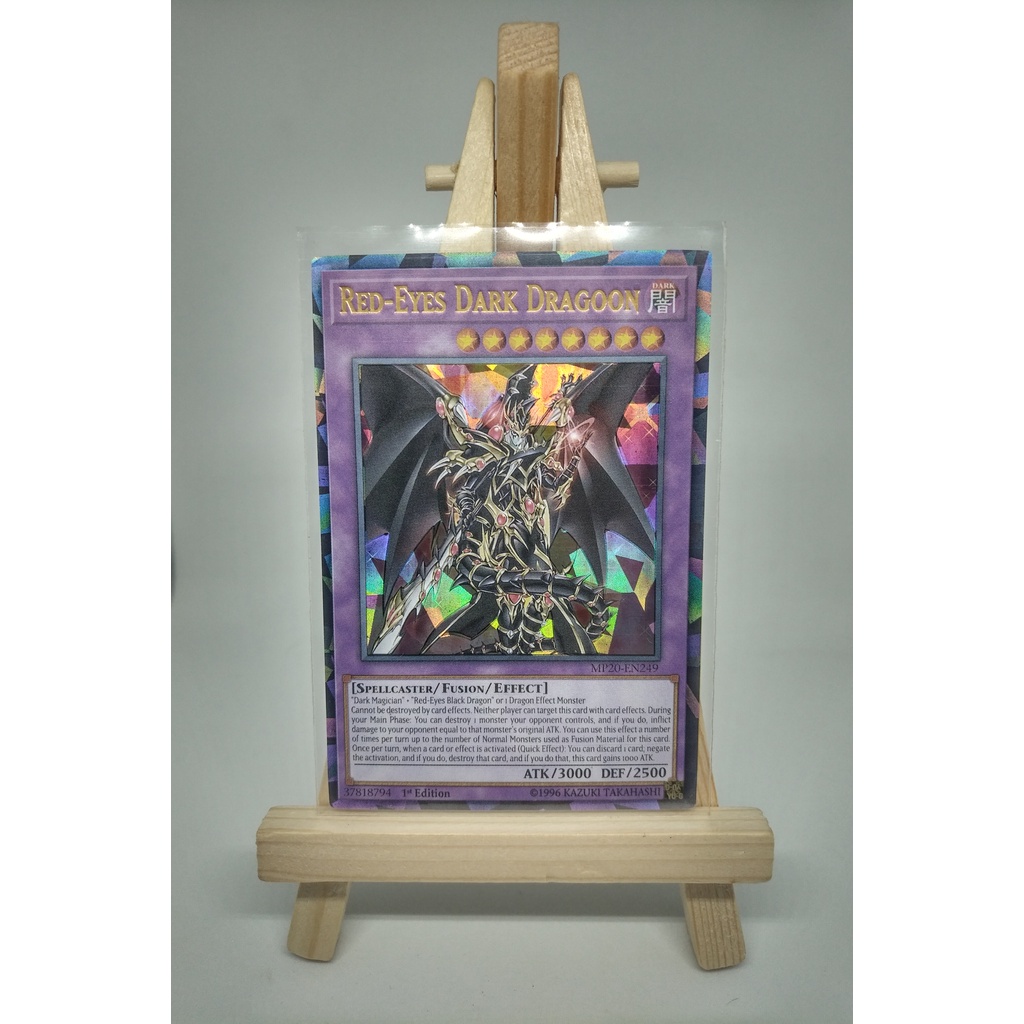 Yugioh RedEyes Dark Dragoon 1st Edition Collector's Rare 3D Foil Orica