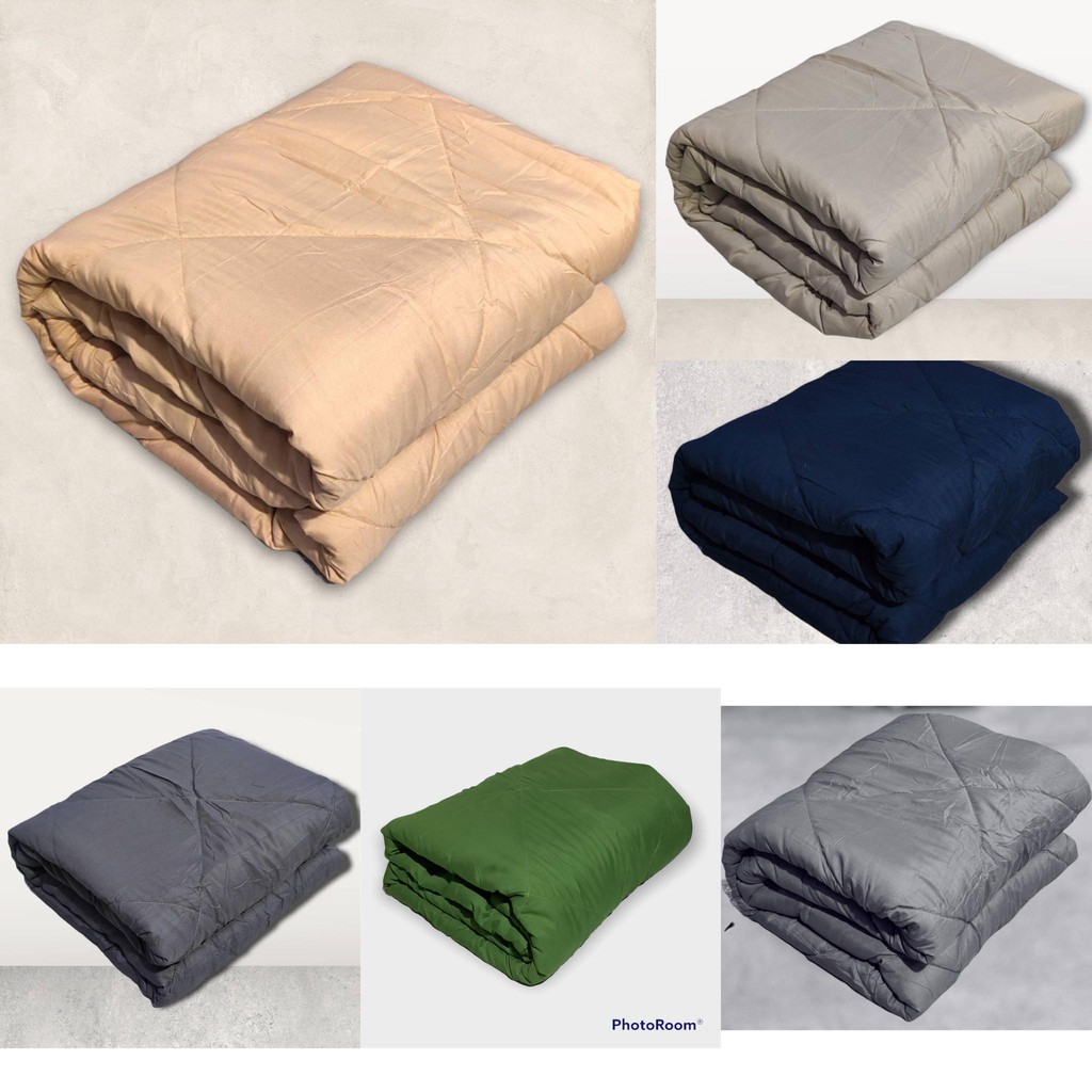 PLAIN COLOR US COTTON COMFORTER QUEEN SIZE Shopee Philippines