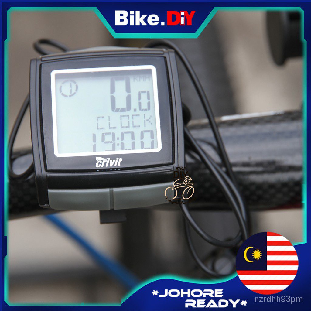 BikeDIY [LOCAL] Wired Cycle Computer Crivit Off Road Racing Bicycle