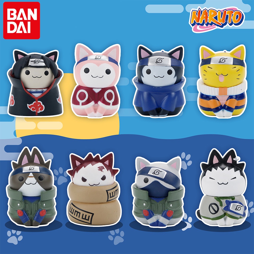 Anime Naruto Figures Suit Mini Q Version Modle NARUTO Cat Action Figure