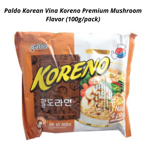 Paldo Korean Vina Koreno Premium Mushroom Flavor (100g/pack) Shopee