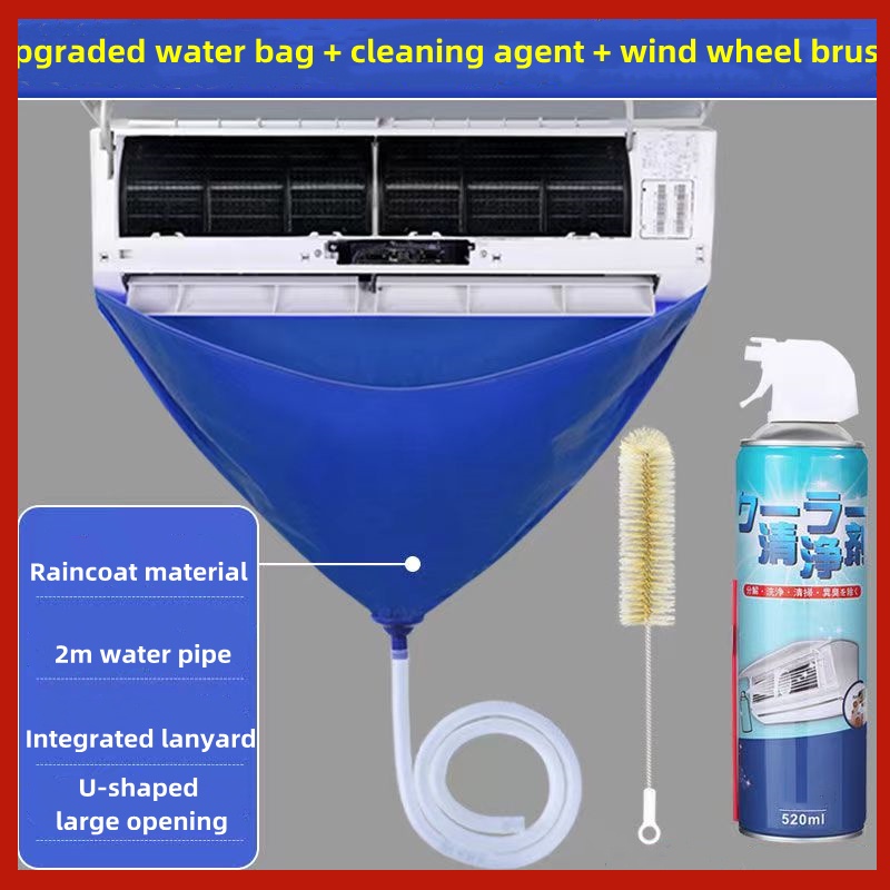 Air Conditioner Cleaning Kit, Air Conditioner Water Bag Cleaning Dust
