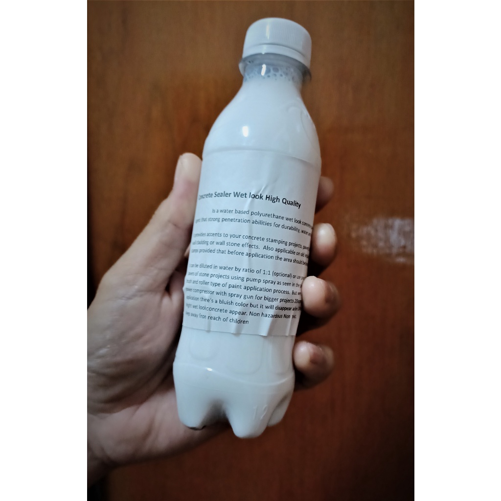 Water Based Wet look concrete sealer 150ML Affordable and Quality Trial