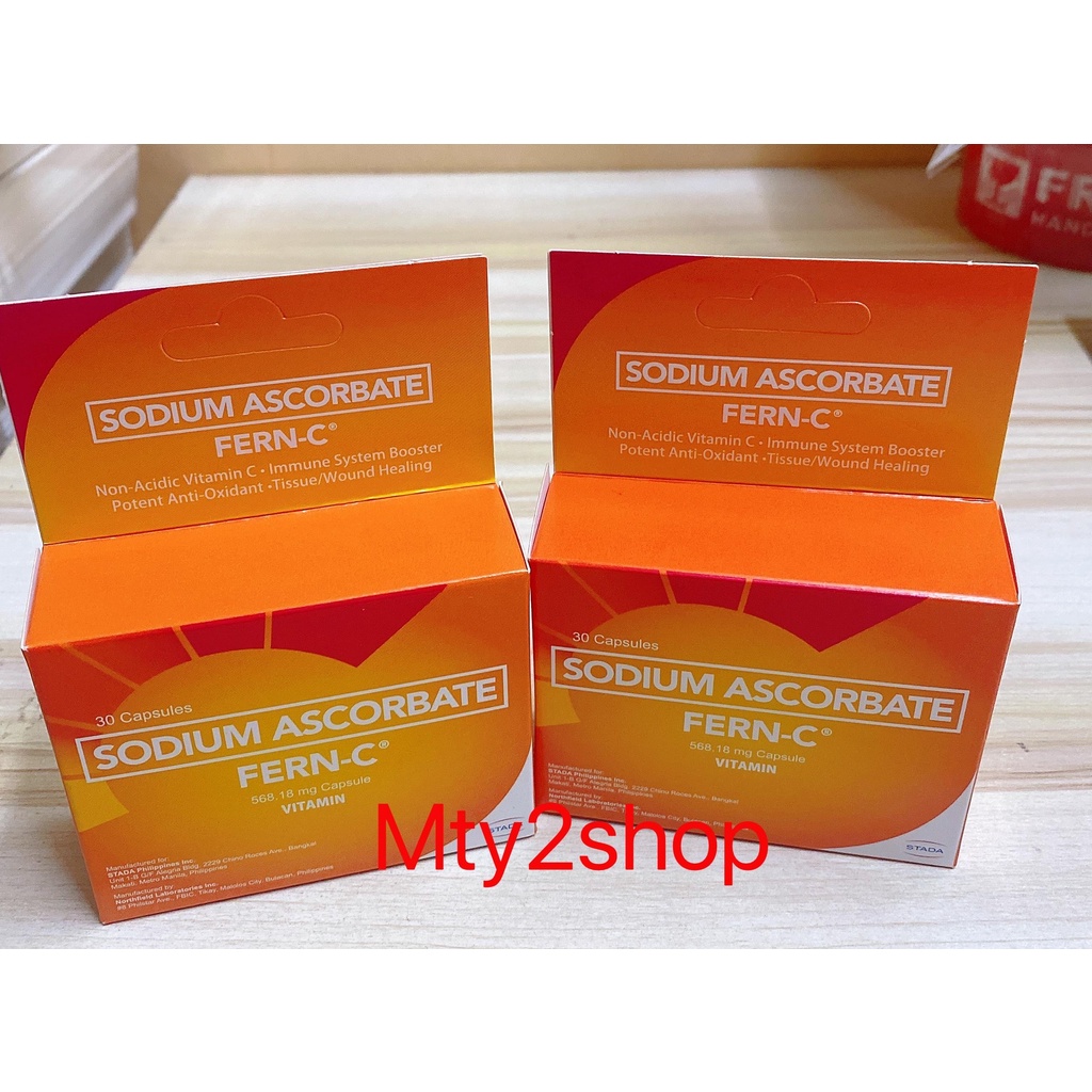 FERN C Vitamin C (Sodium Ascorbate) 30 capsules Shopee Philippines