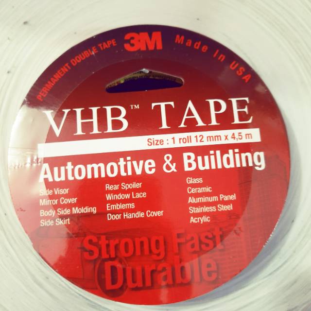 3m Vhb Tape 12mm X 4.5 Meters (1 Roll) Shopee Philippines
